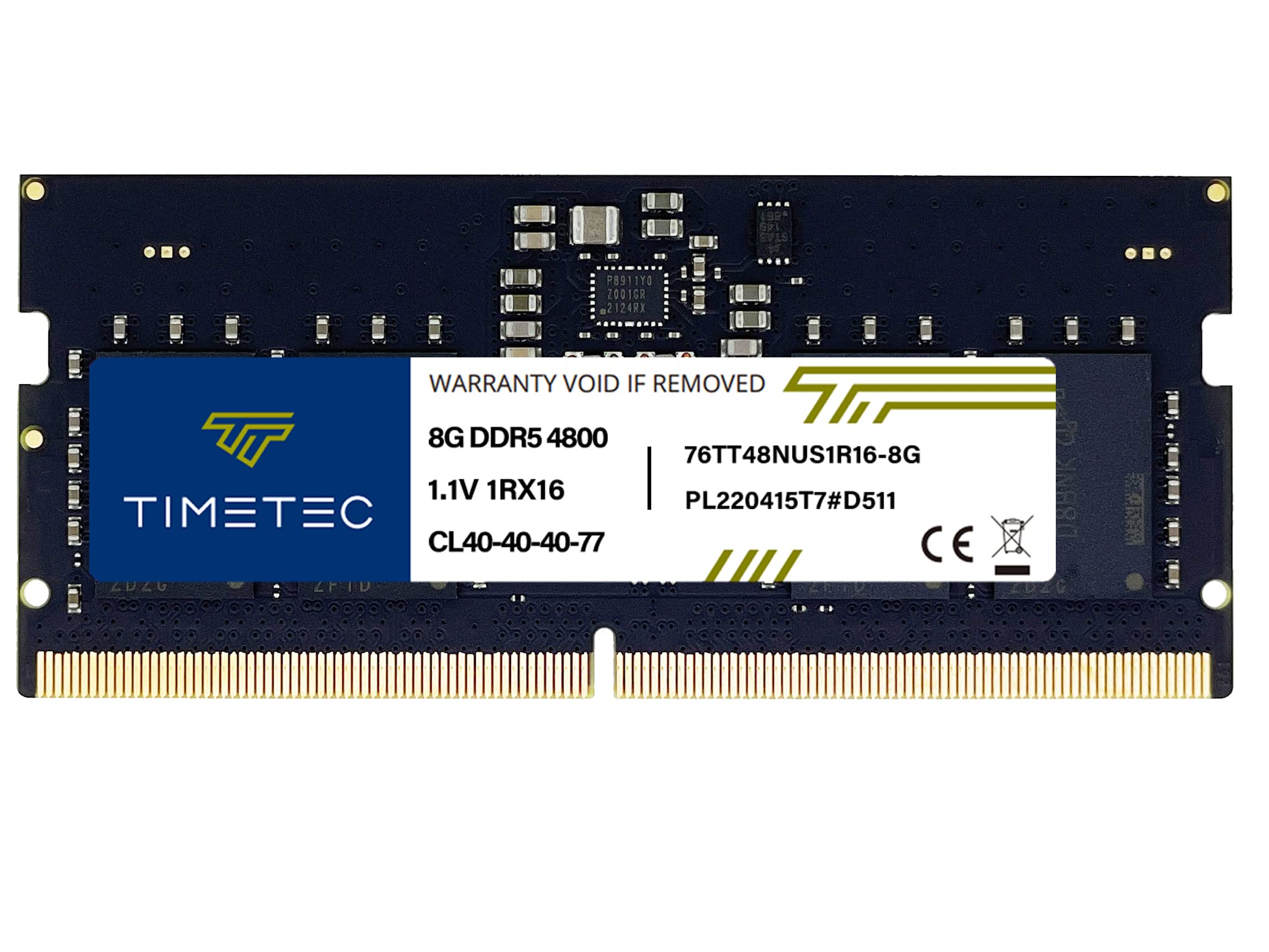 Amazon.co.jp: Timetec 8GB DDR5 4800MHz PC5-38400 アンバッファード